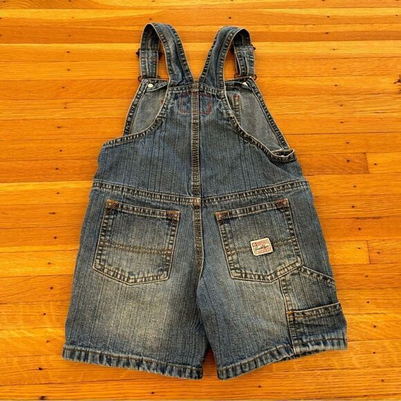Levi Strauss Signature denim jean overall shorts - Picture 2 of 5